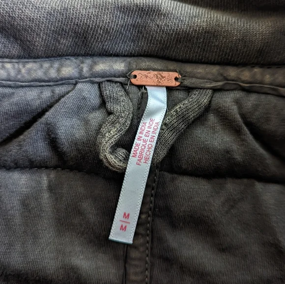 NWT Free People Dolman Quilted Jacket Dusted Military Size Medium - Picture 8 of 9